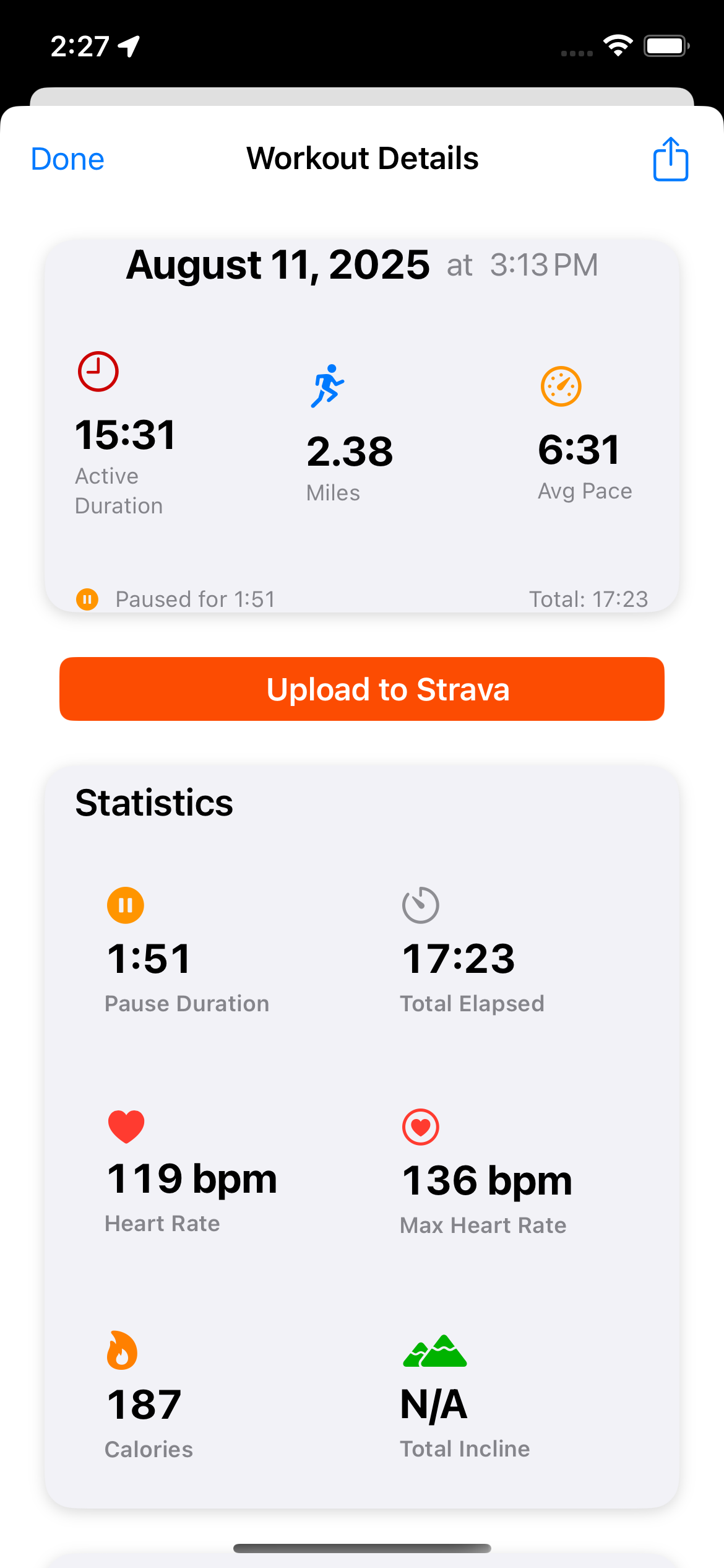 Detailed Statistics
